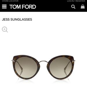 Current Season $475 Tom Ford Sunglasses